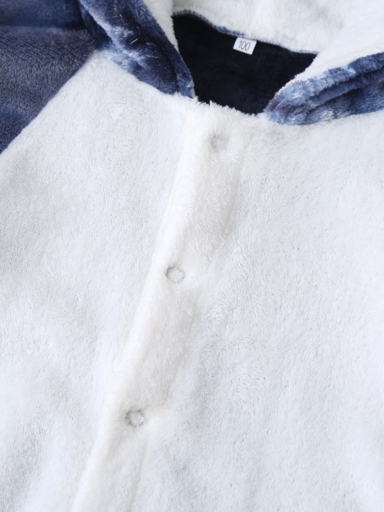 Baby Cat Feature Tie-Dye Hooded Jumpsuit