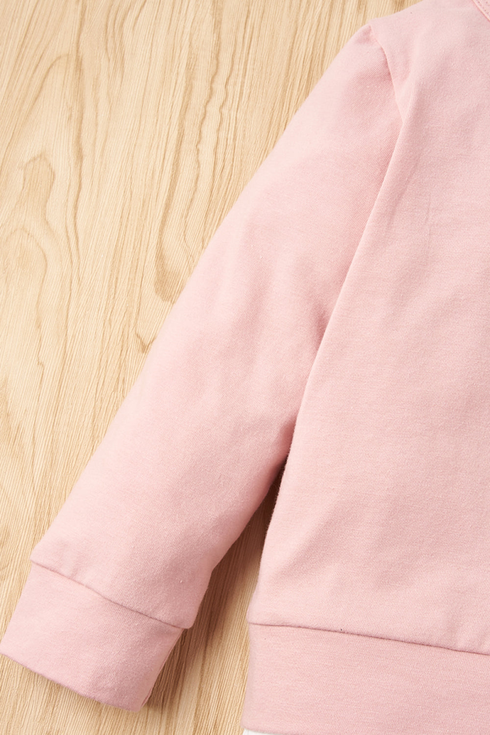 Girls Round Neck Sweatshirt and Pants Set