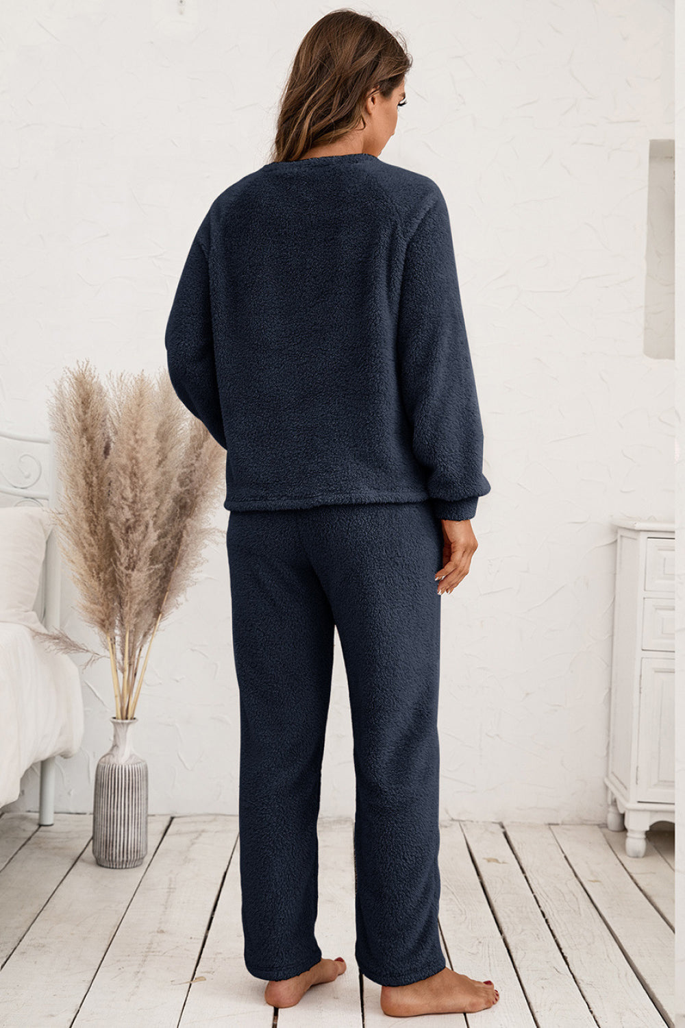Top and Pants Teddy Lounge Set - Absolute Fashion 2020