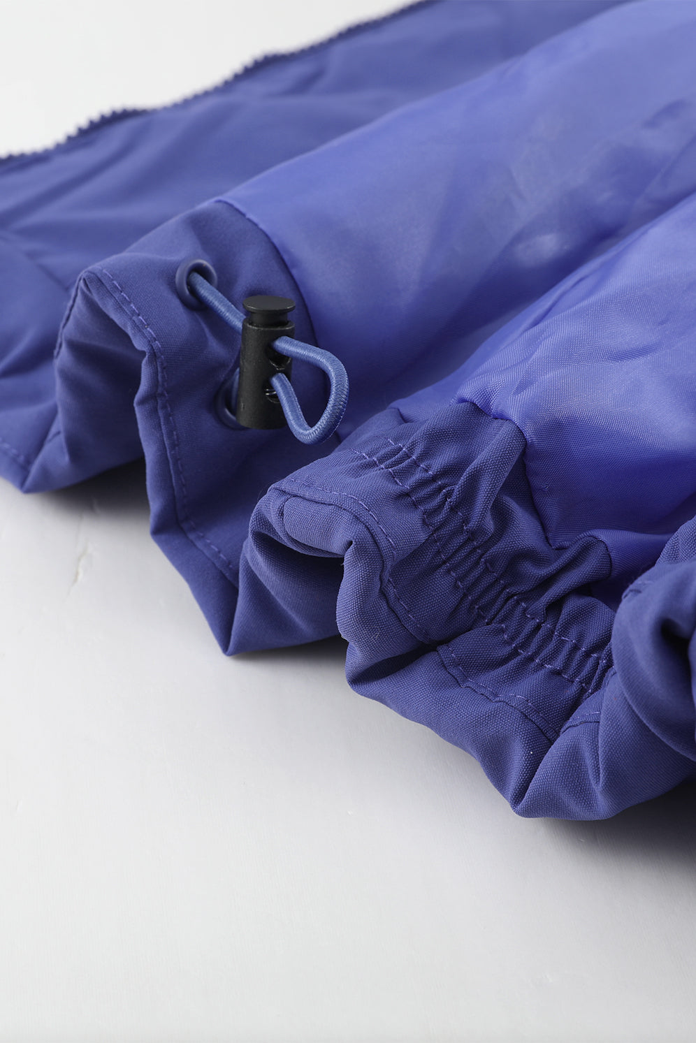 Drawstring Hem Hooded Jacket with Pockets