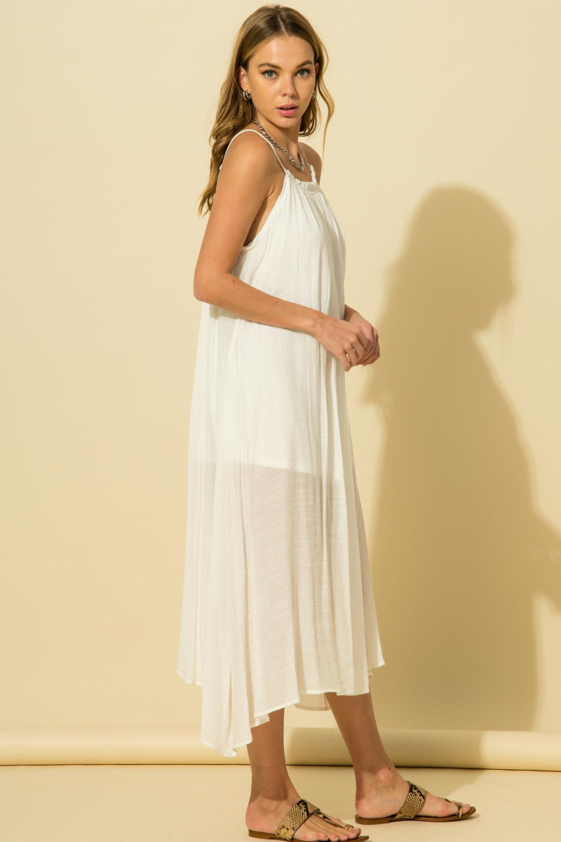Boho Thin Strap Midi Dress - Absolute Fashion 2020