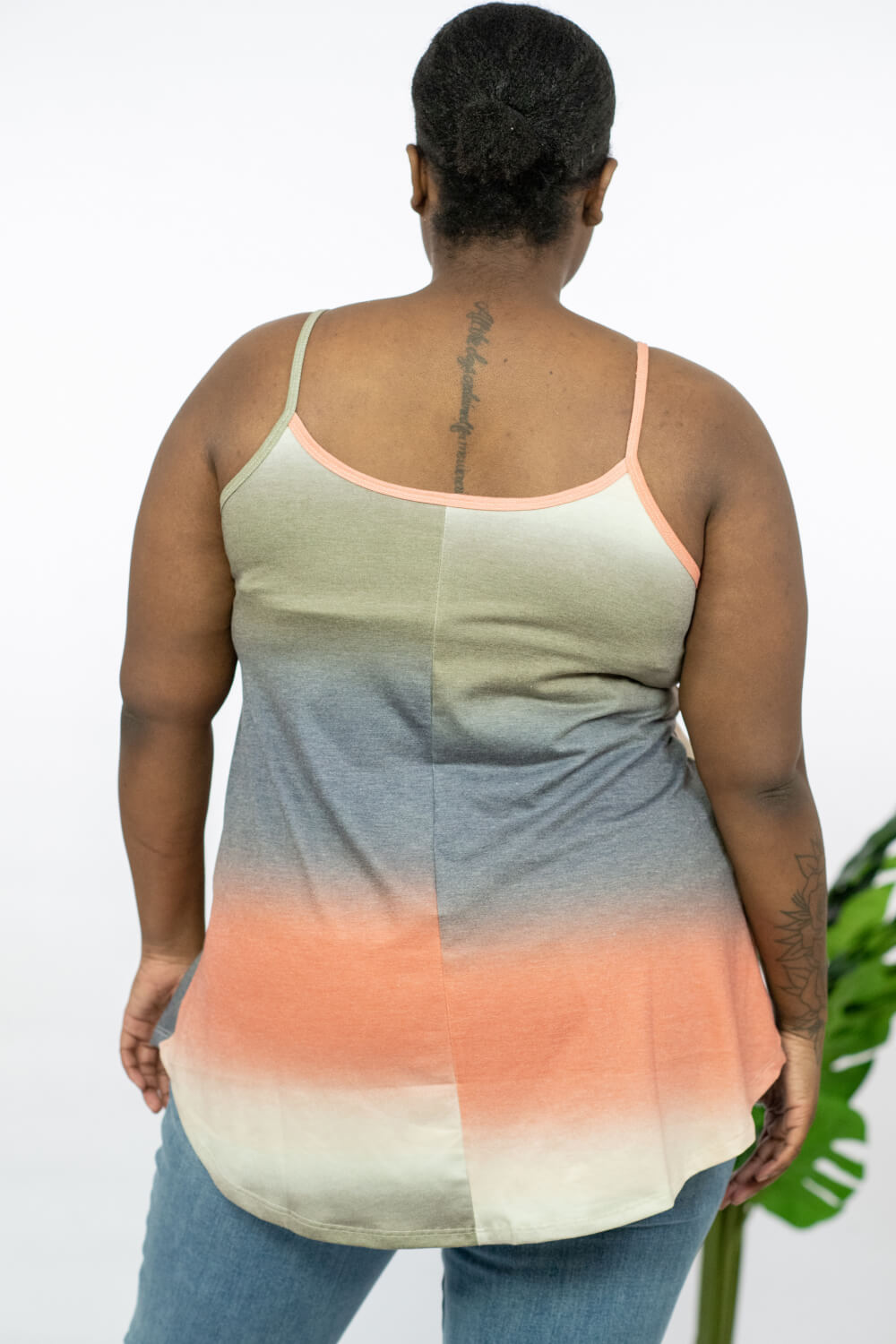 Zenana Sunset Dreams Full Size Ombre Reversible Tank