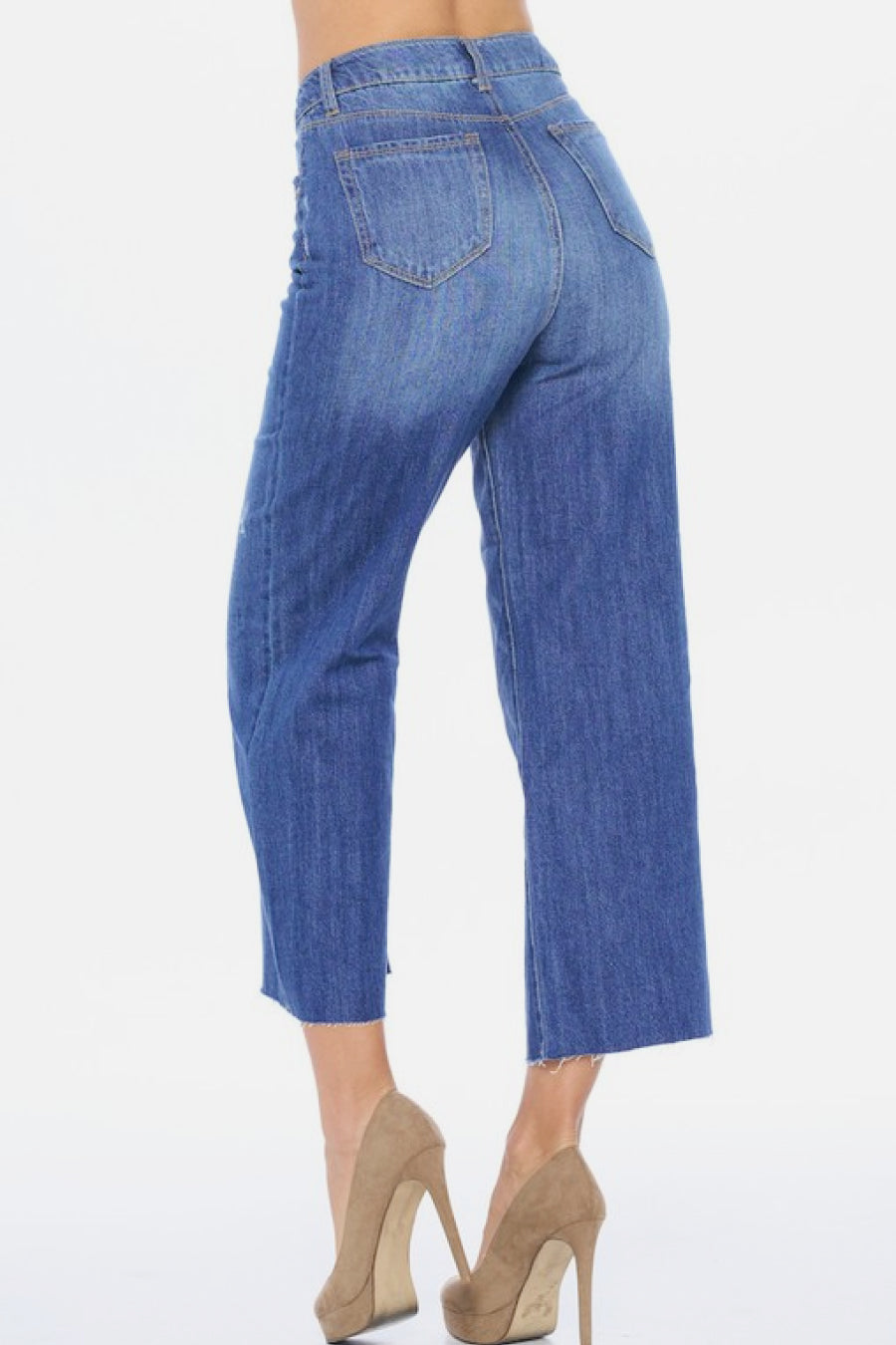Wide Leg Gaucho Mom Jean - Absolute Fashion 2020