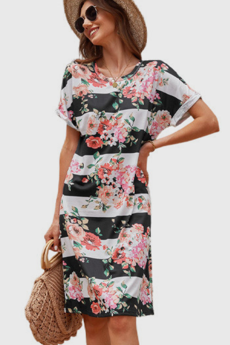 Striped T-Shirt Dress - Absolute Fashion 2020