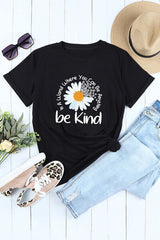 Graphic Round Neck Short Sleeve T-Shirt - Absolute fashion 2020