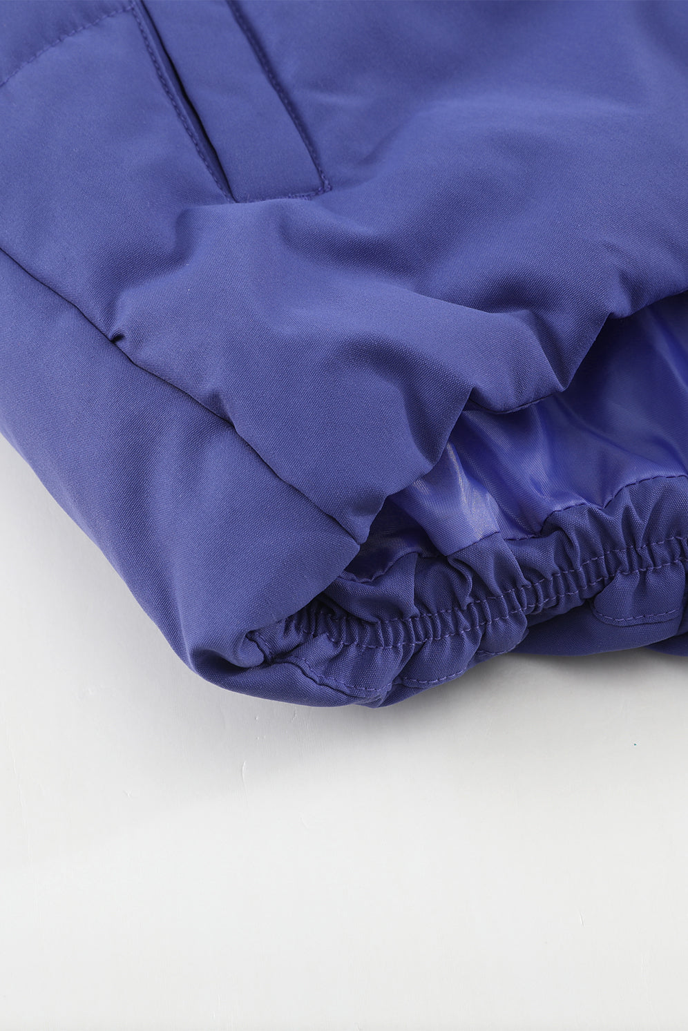 Drawstring Hem Hooded Jacket with Pockets