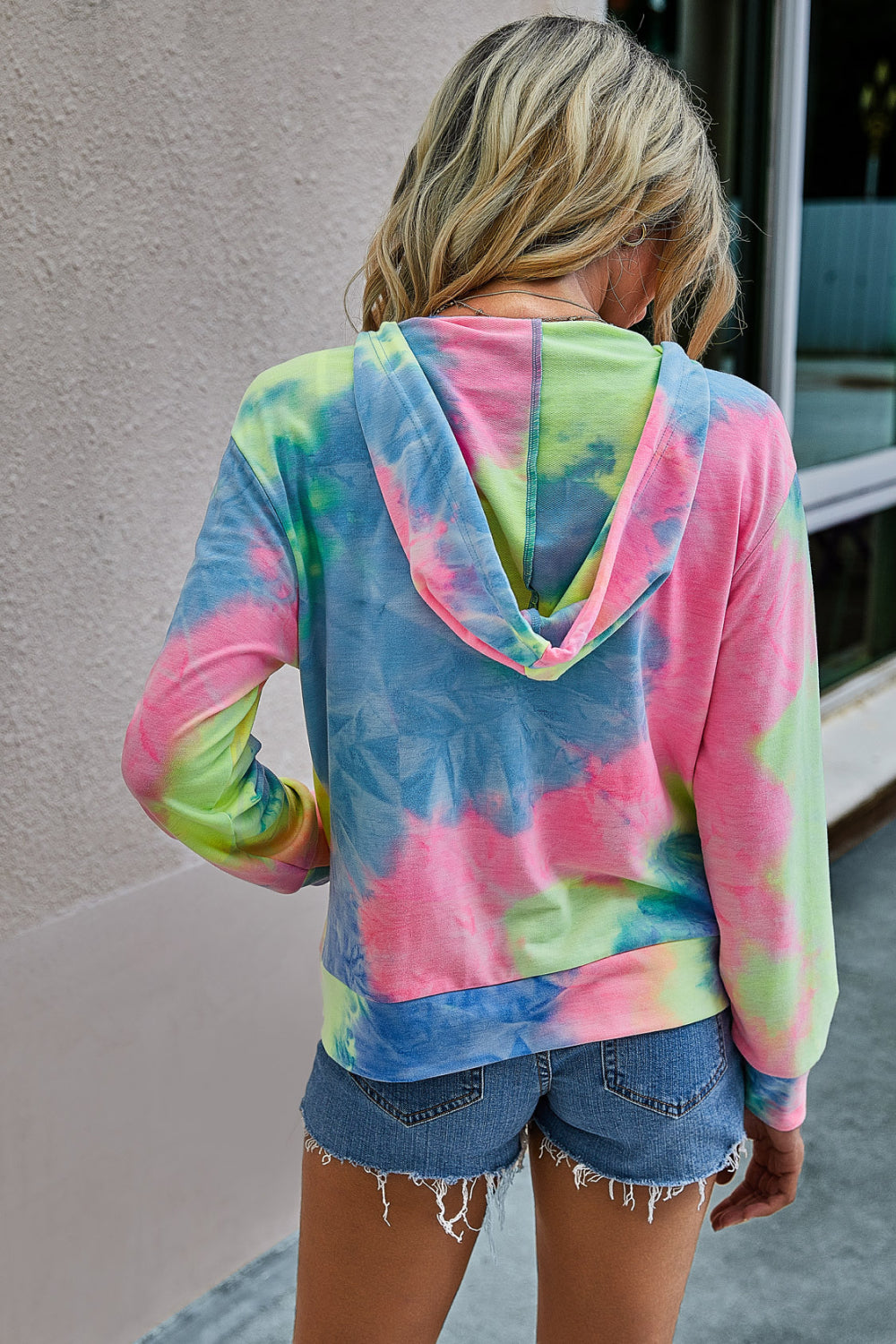 Zip Up Drawstring Hoodie - Absolute Fashion 2020