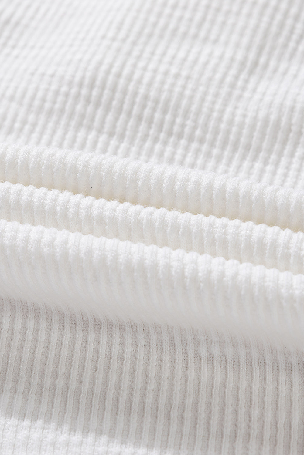 Button Detail Scoop Neck Ribbed Knit Top - Absolute Fashion 2020