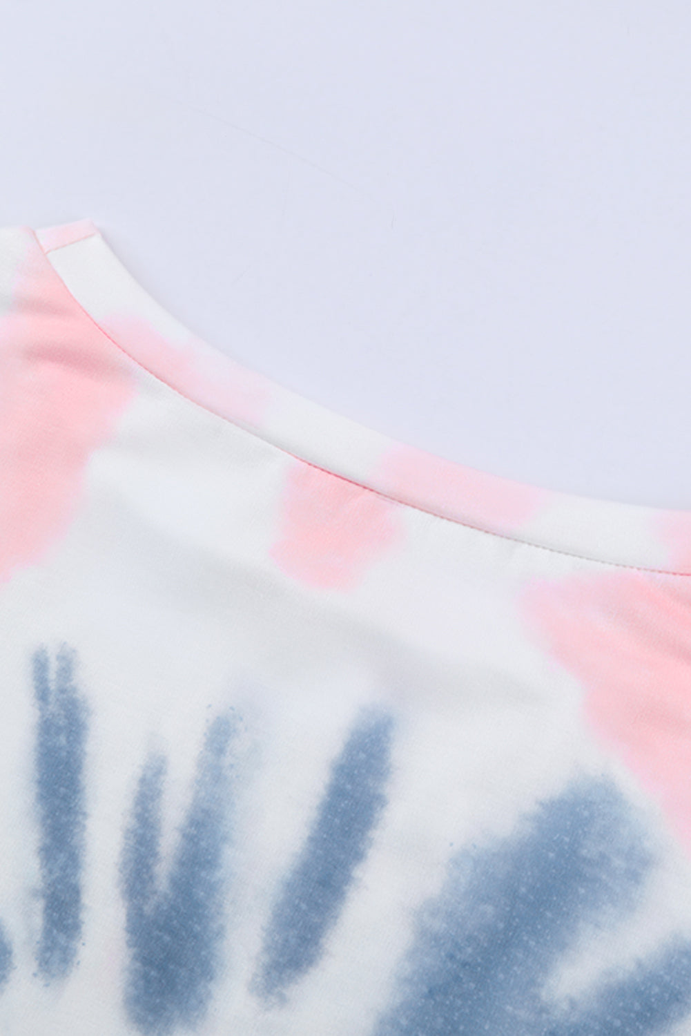 Tie-Dye Boat Neck Batwing Sleeve Tee - Absolute Fashion 2020