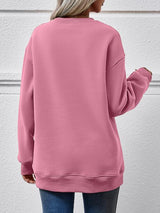 Letter Graphic Long Sleeve Sweatshirt - Absolute fashion 2020