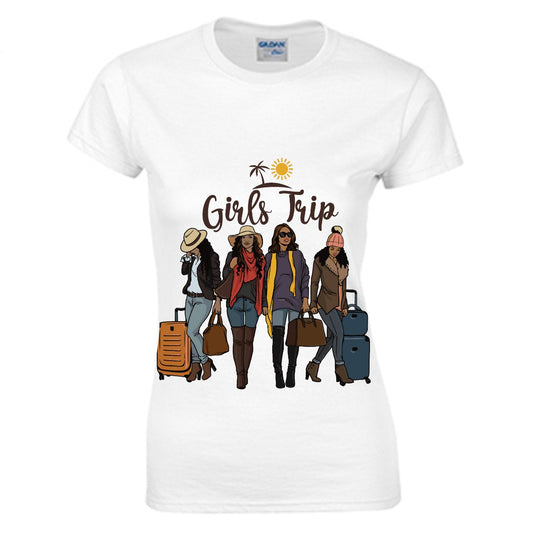 Girls Trip Women's O-neck T-shirt | Gildan 180GSM Cotton (DTG)