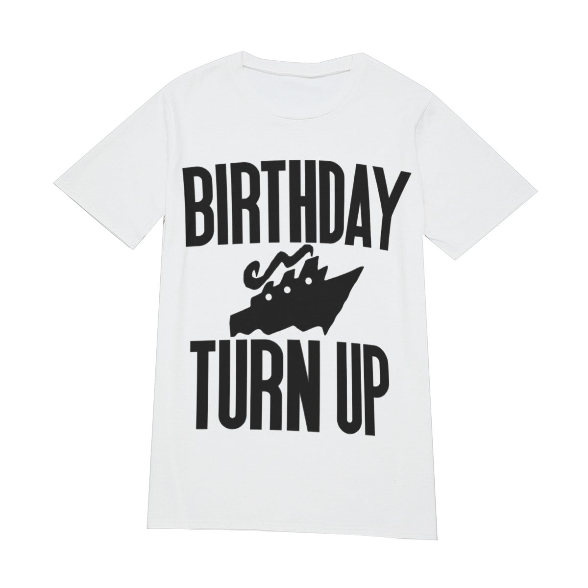 Birthday Cruise Turn-Up Men's O-Neck T-Shirt | 190GSM Cotton