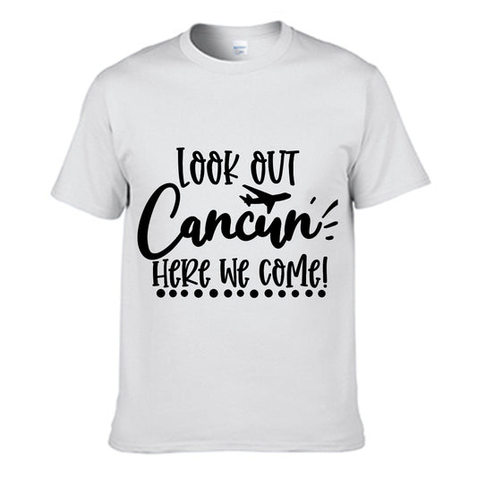 Cancun Men's Round Neck T-shirt | Gildan 150GSM Cotton (DTG)