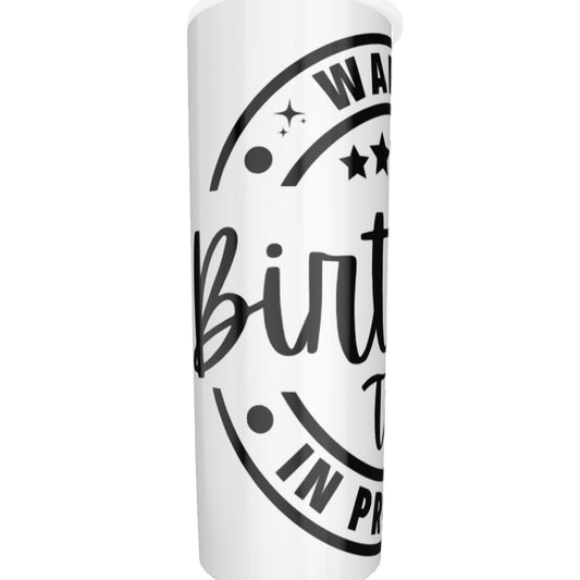 Birthday Trip Tumbler with twinkle surface  20oz