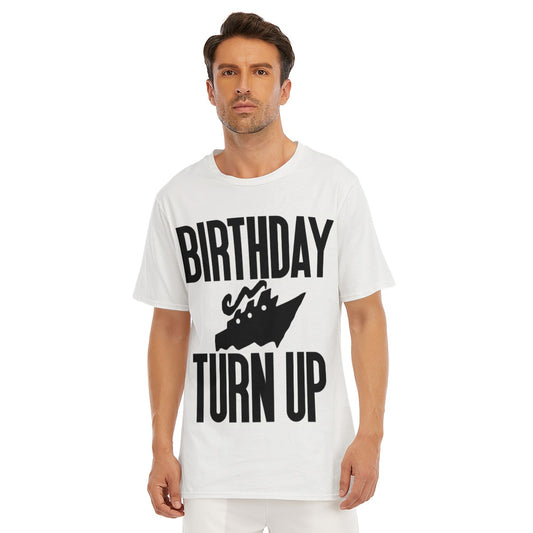 Birthday Cruise Turn-Up Men's O-Neck T-Shirt | 190GSM Cotton