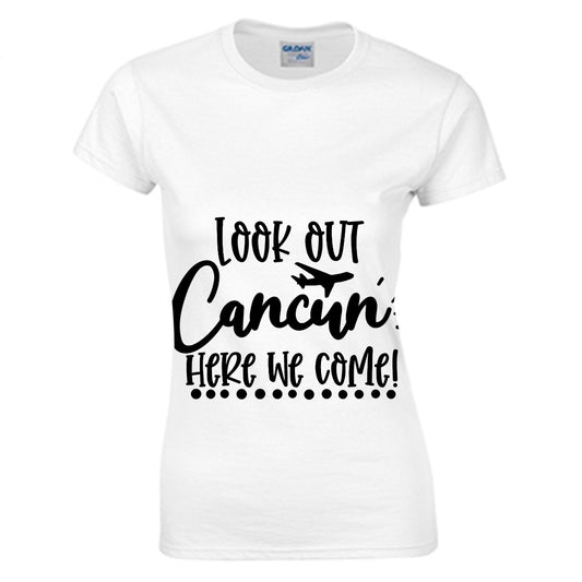 Cancun Women's O-neck T-shirt | Gildan 180GSM Cotton (DTG)