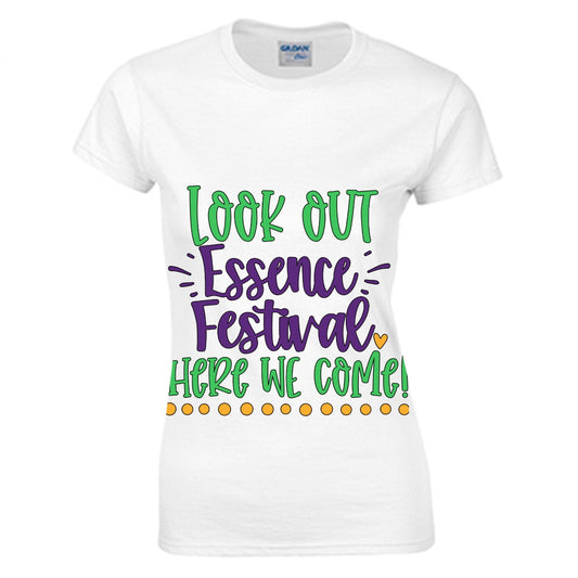 Essence Festival Women's O-neck T-shirt | Gildan 180GSM Cotton (DTG)