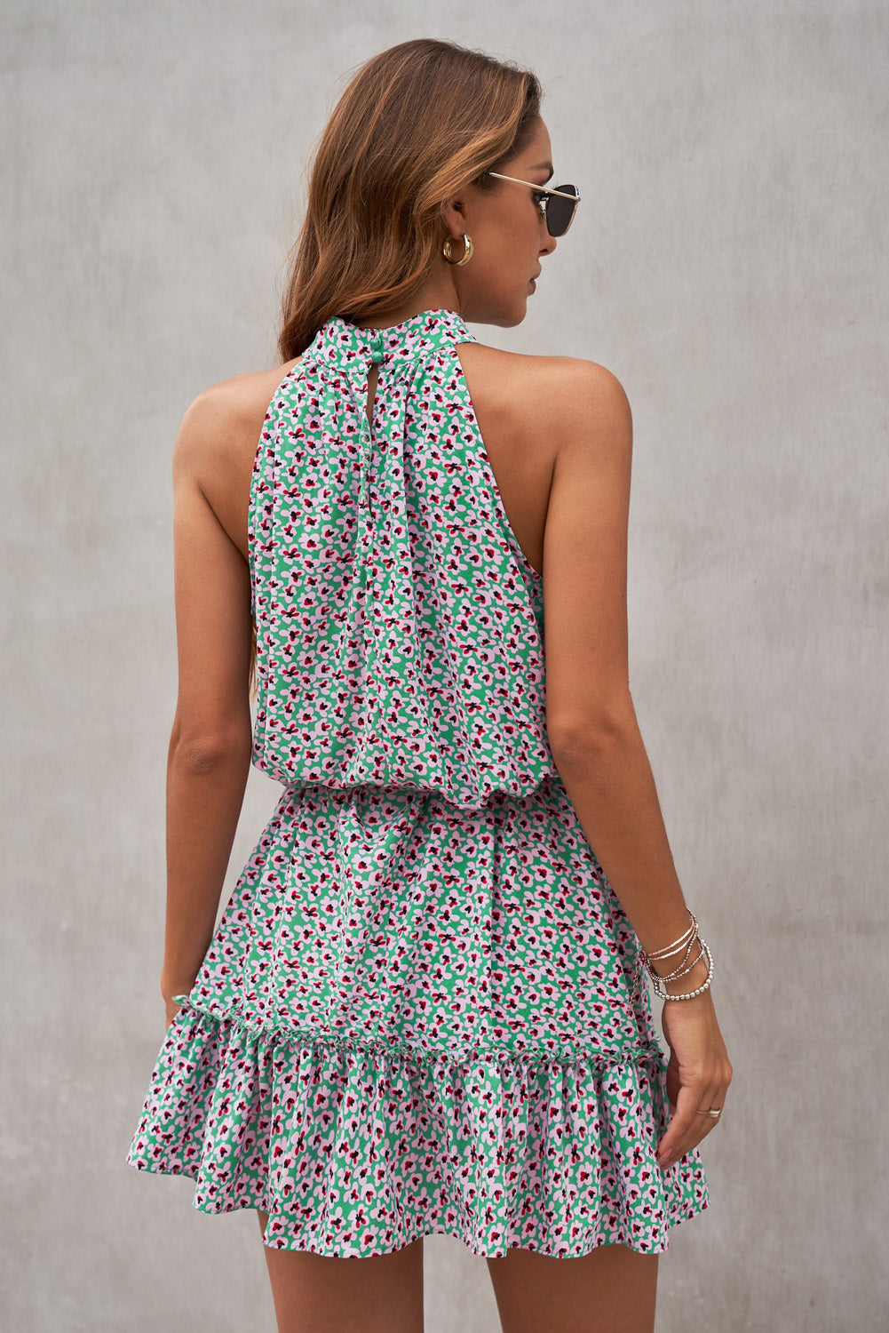 Floral Halter Dress - Absolute Fashion 2020