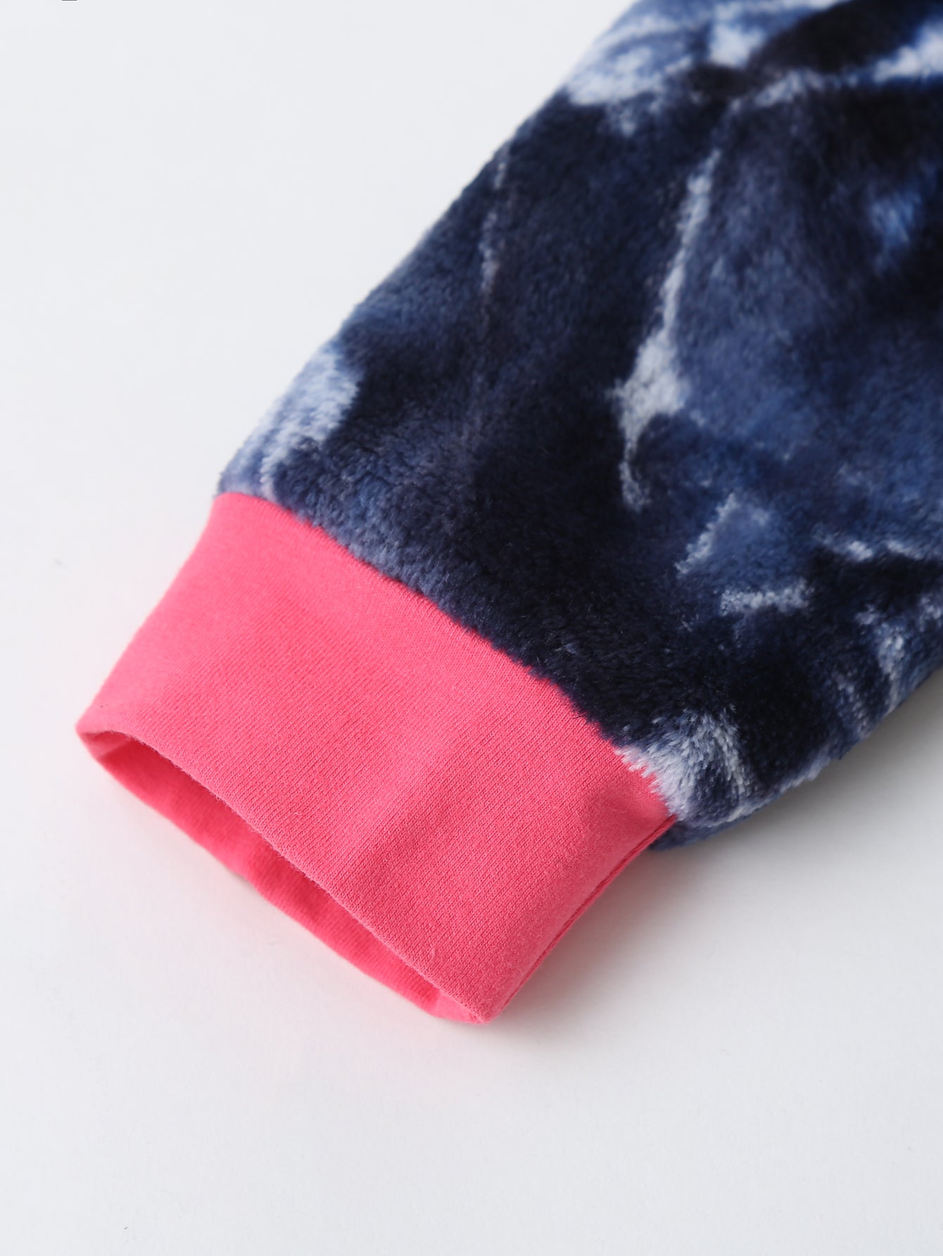 Baby Cat Feature Tie-Dye Hooded Jumpsuit