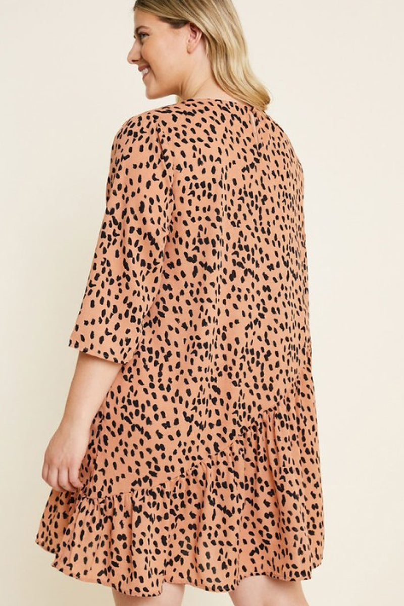 Asymmetrical Dotted Swing Dress - Absolute Fashion 2020