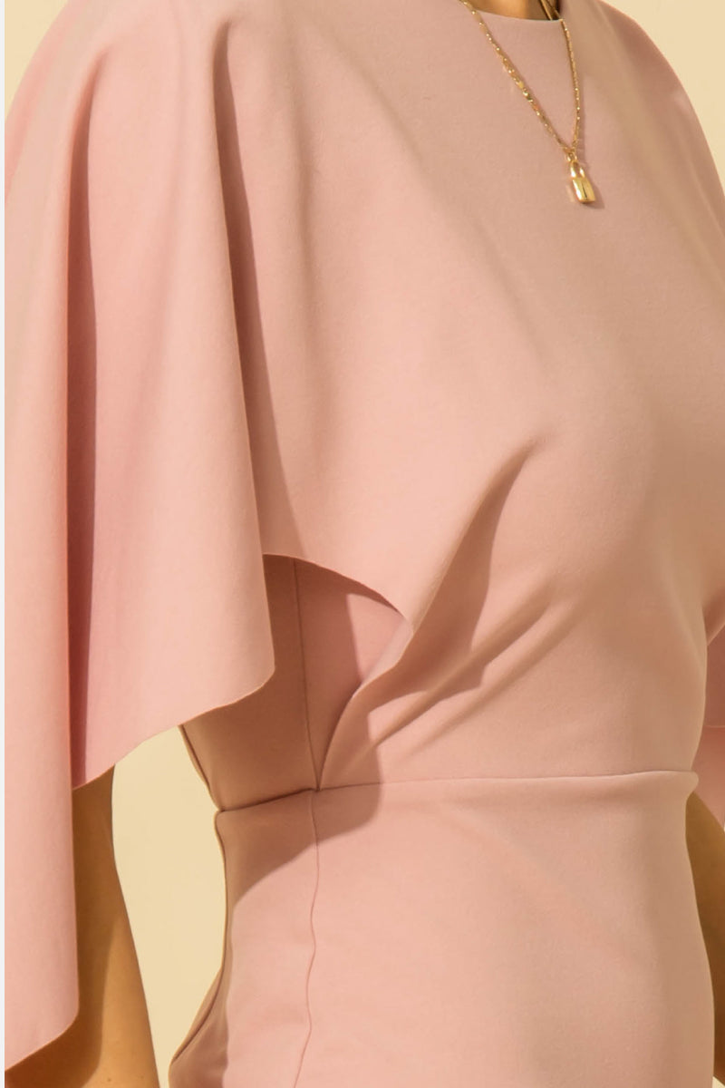 Butterfly Sleeve Bodycon Dress - Absolute Fashion 2020