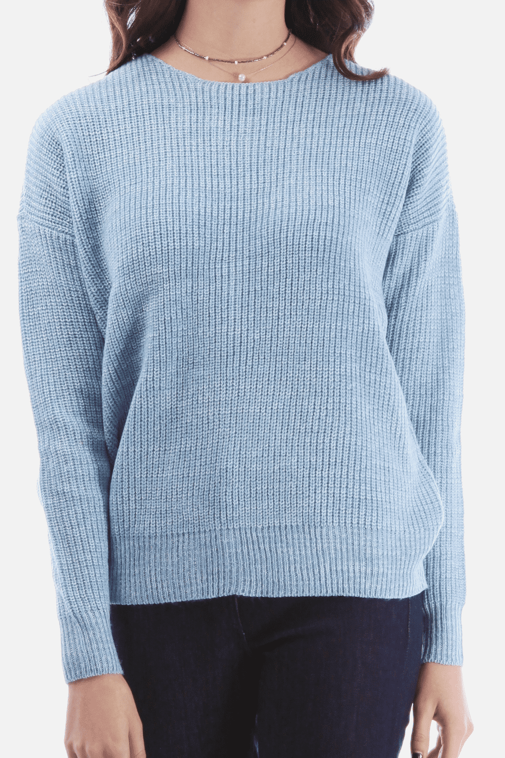 Sweater with Lace Up Back