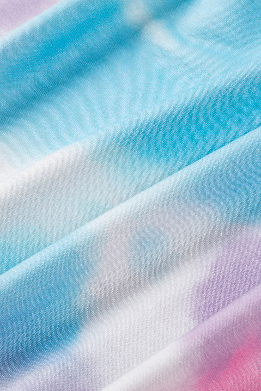 Tie-Dye Boat Neck Batwing Sleeve Tee - Absolute Fashion 2020