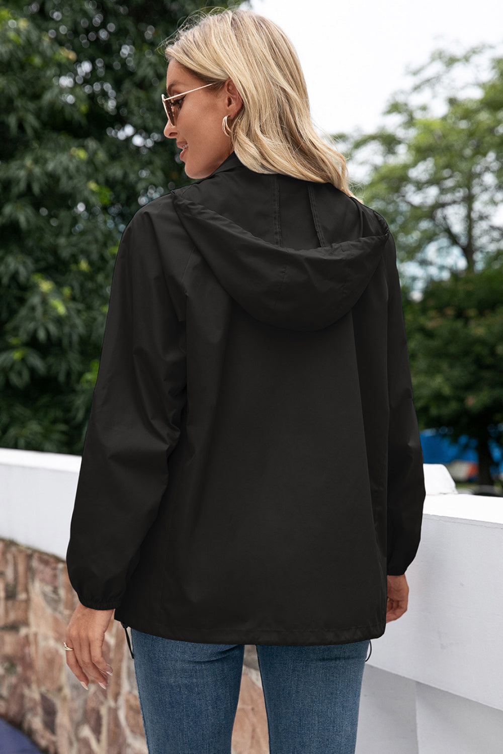 Zip Up Wind Hooded Jacket - Absolute Fashion 2020