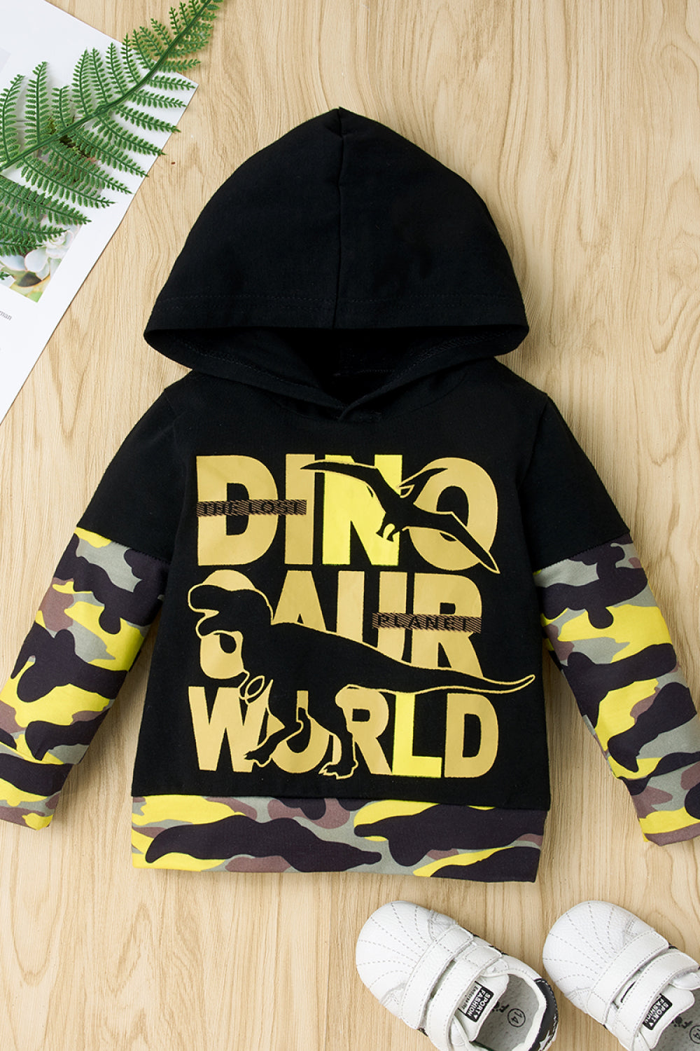 Girls Camouflage Hoodie and Pants Set