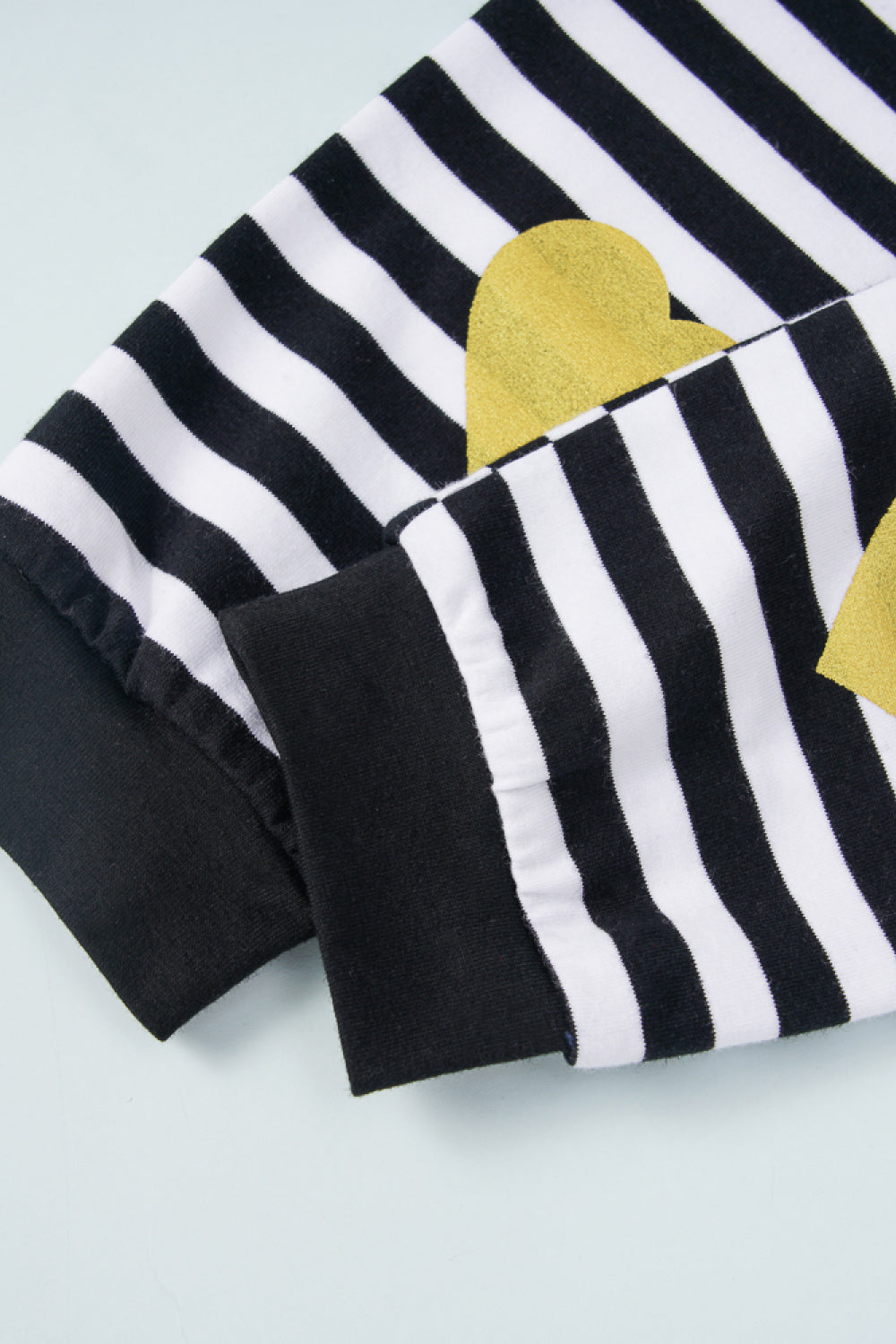 Girls Graphic Solid Onesie and Stripe Pants Set