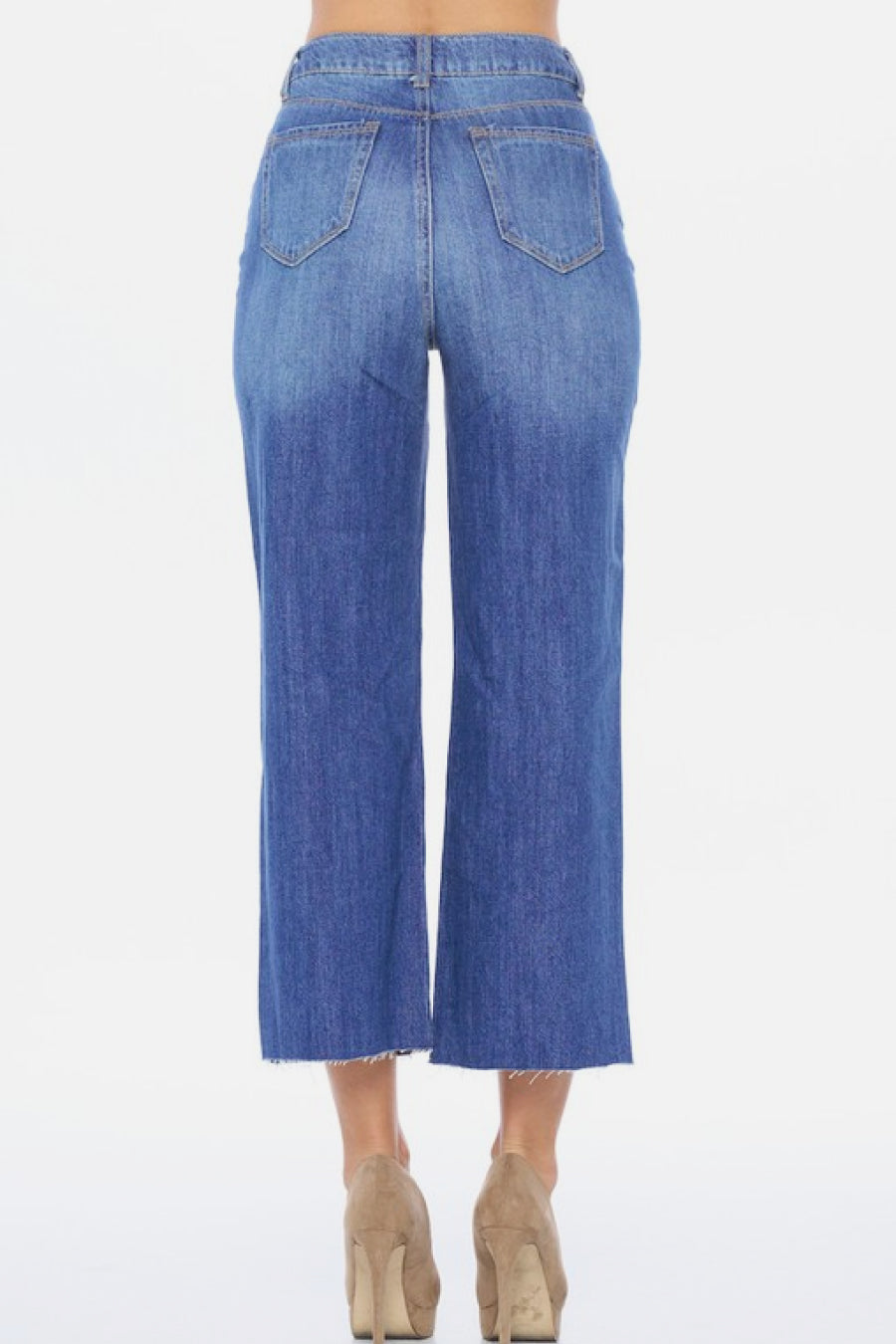 Wide Leg Gaucho Mom Jean - Absolute Fashion 2020