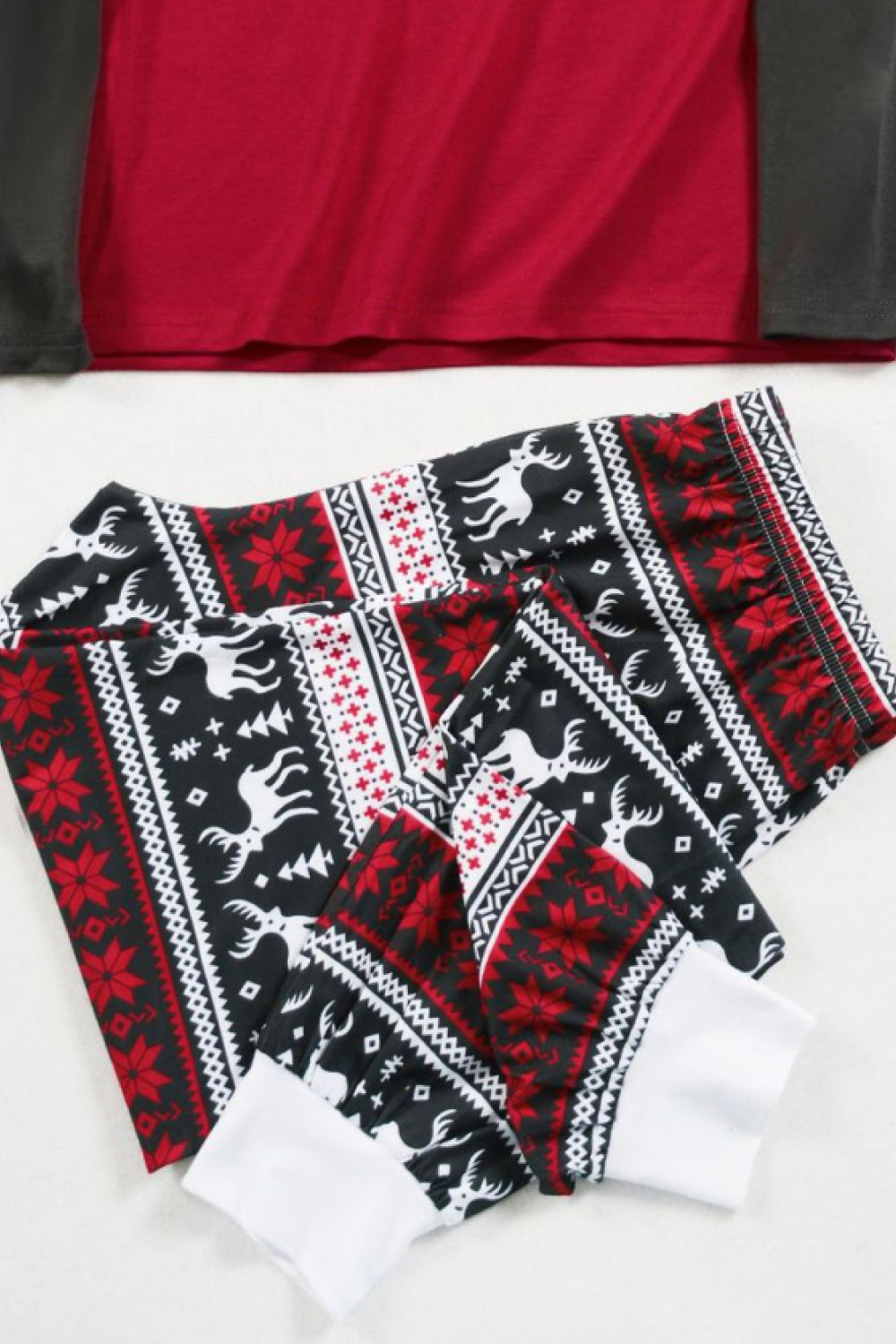Women's Matching Reindeer Pajama Set