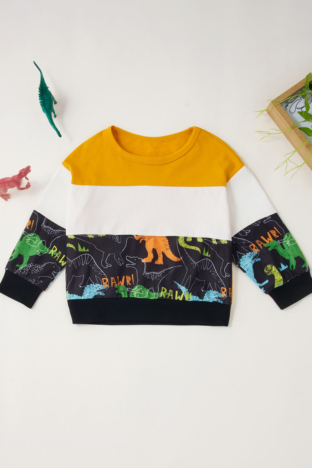 Boys Color Block Top and Pants Set