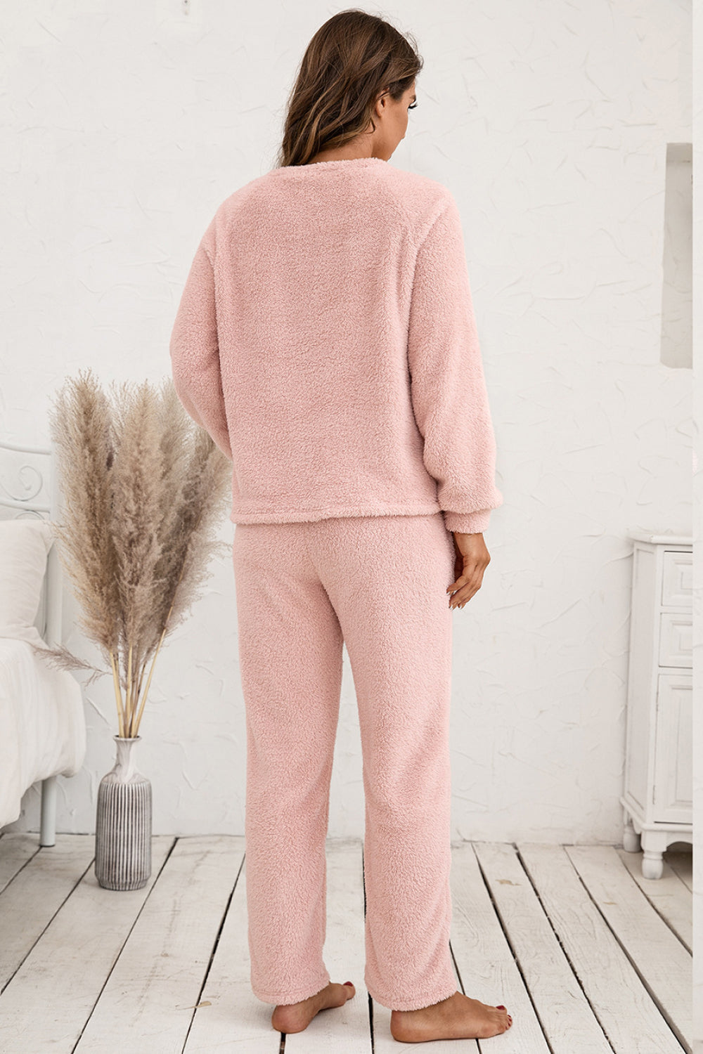 Top and Pants Teddy Lounge Set - Absolute Fashion 2020