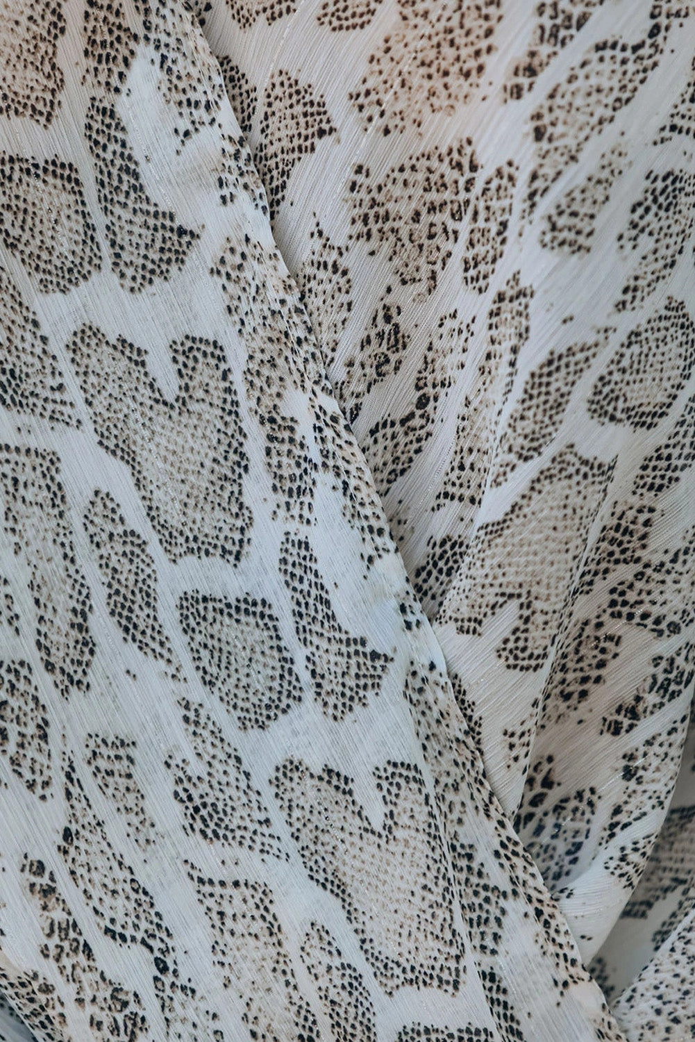 Animal Print Draped Sleeves Top - Absolute Fashion 2020