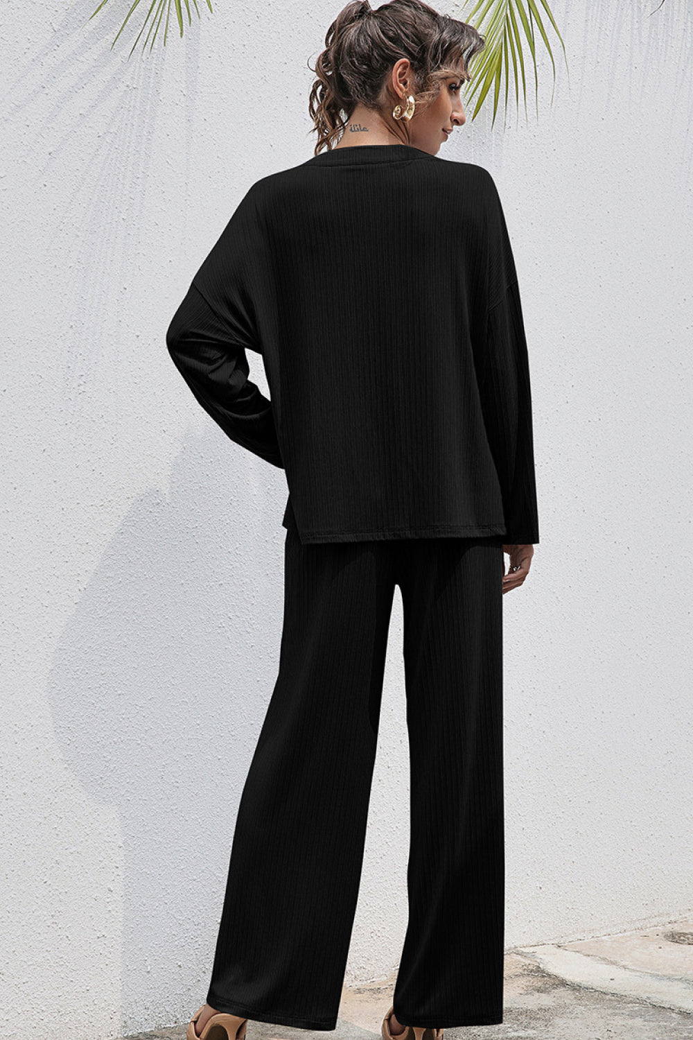 Three Buttons Home Wear Set - Absolute Fashion 2020