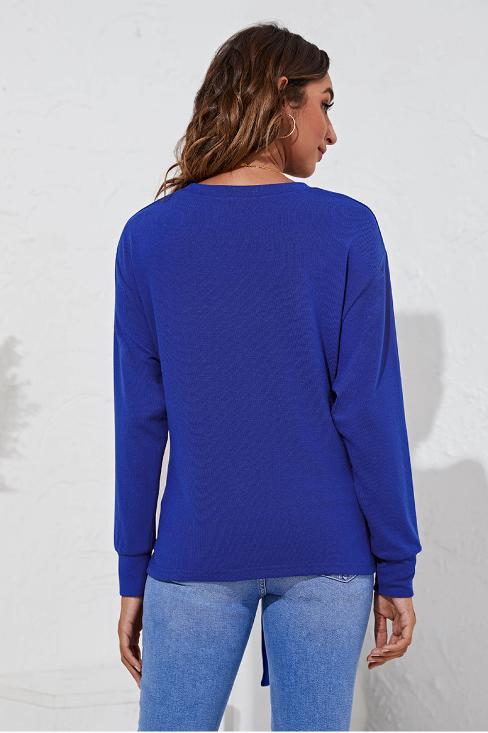 Round Neck Belted Top - Absolute Fashion 2020
