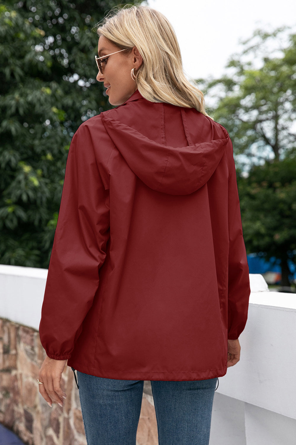 Zip Up Wind Hooded Jacket - Absolute Fashion 2020