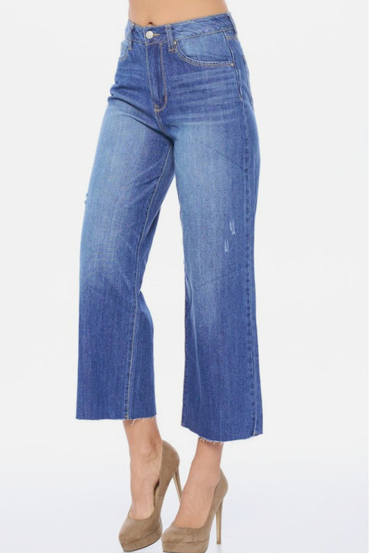 Wide Leg Gaucho Mom Jean - Absolute Fashion 2020