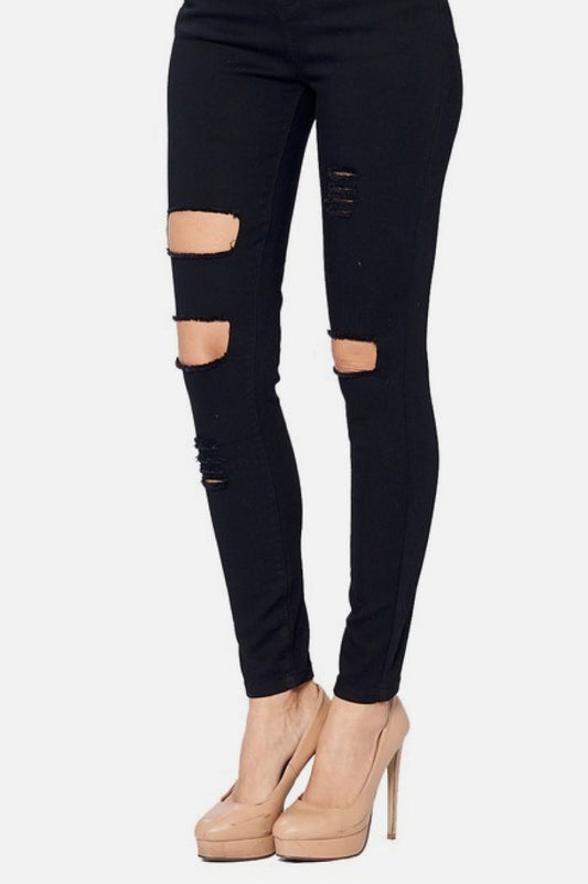 High-Rise Destroyed Jeans - Absolute Fashion 2020