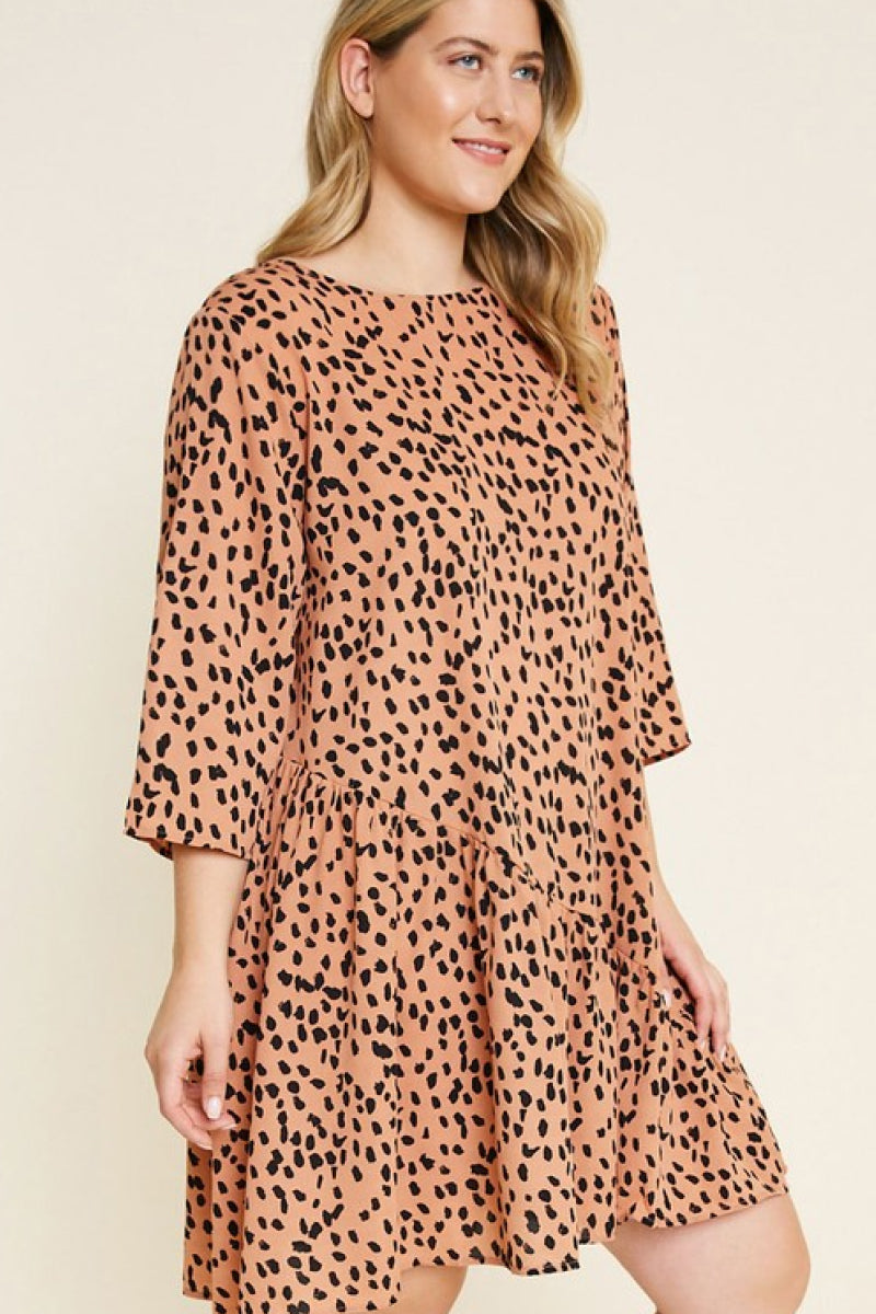 Asymmetrical Dotted Swing Dress - Absolute Fashion 2020