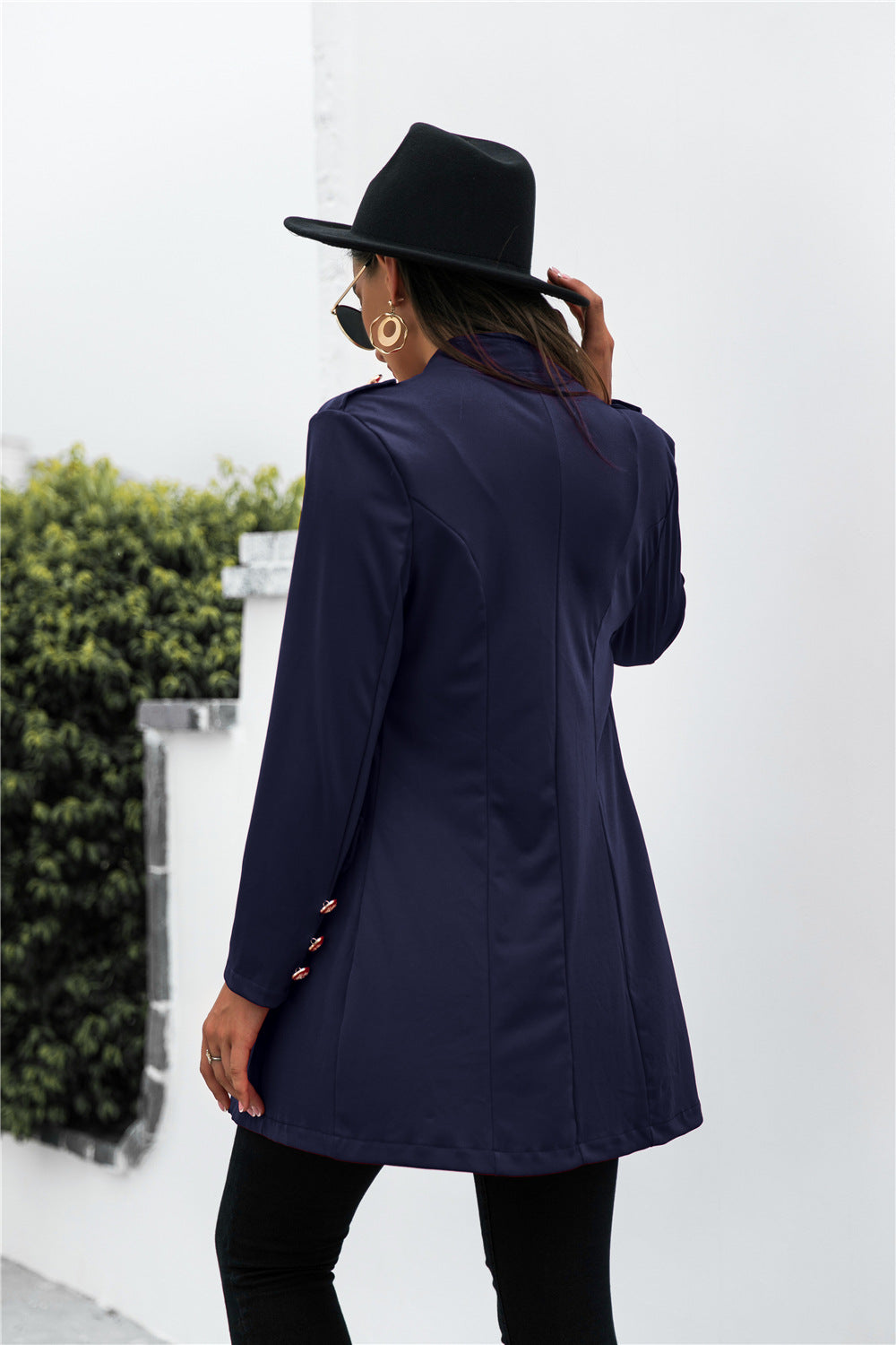 Single Breasted Pocketed Blazer - Absolute Fashion 2020