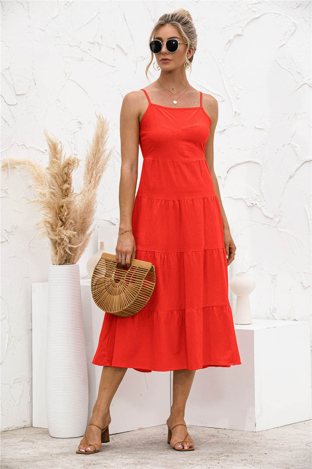 Hammock Backless Tiered Dress - Absolute Fashion 2020