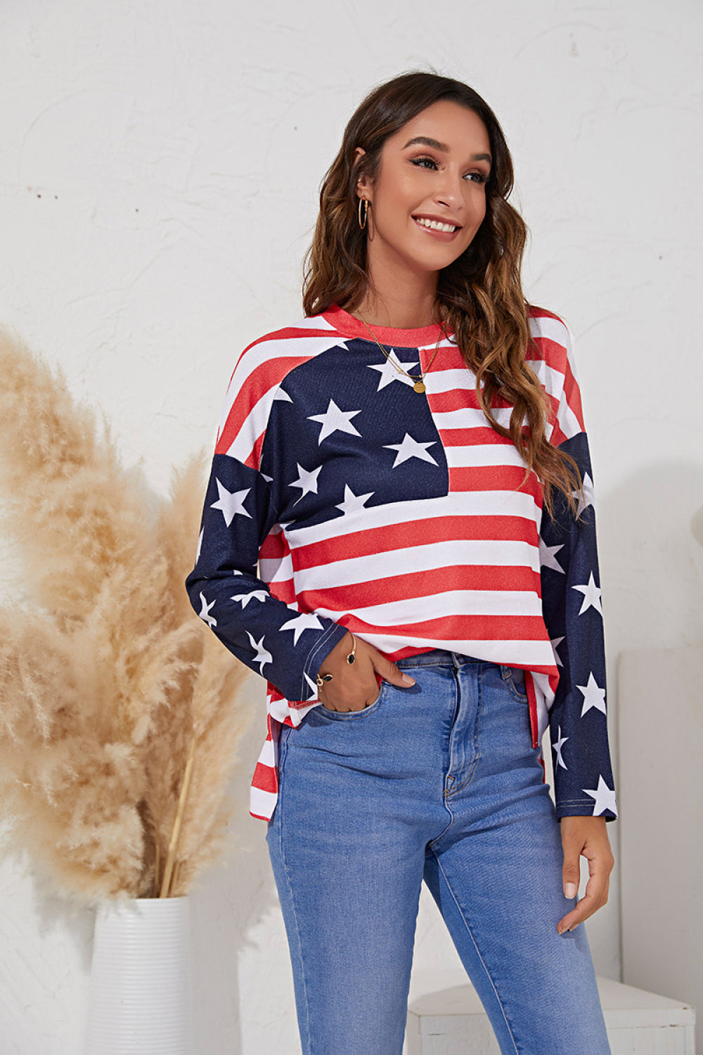 Striped Print Long Sleeve Tee - Absolute Fashion 2020