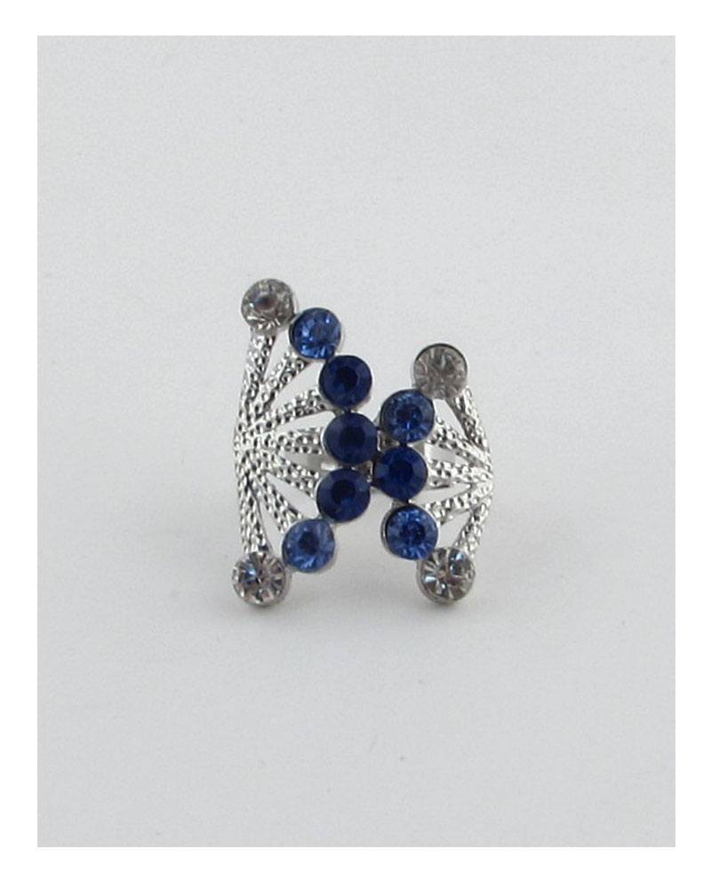Adjustable rhinestone fan ring - Absolute Fashion 2020