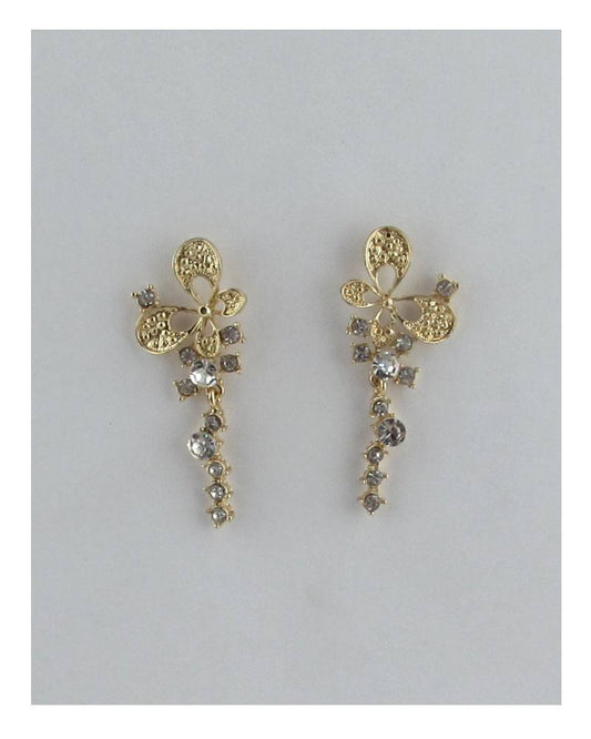 Butterfly linear stud drop earrings - Absolute Fashion 2020