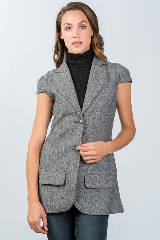 Ladies fashion cap sleeve jacket - Absolute Fashion 2020