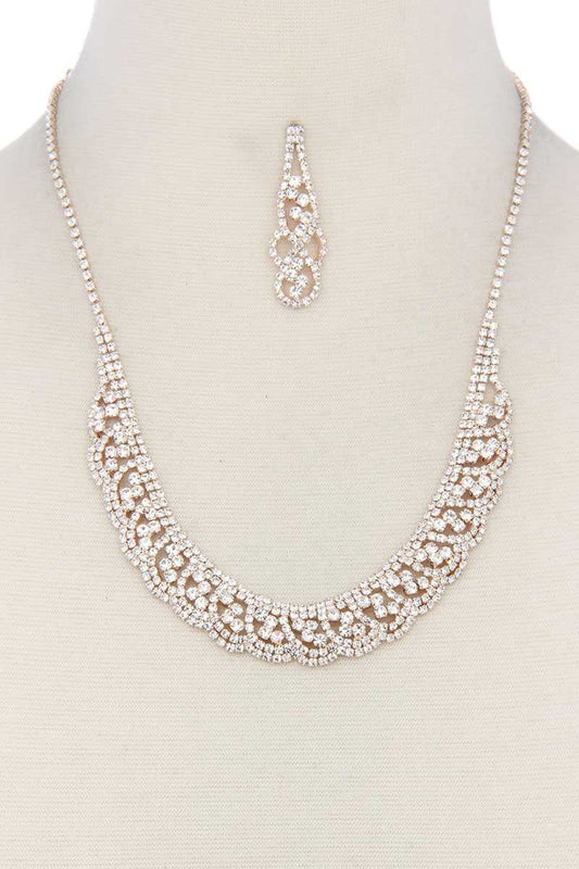 Rhinestone Necklace - Absolute Fashion 2020