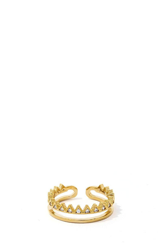Trendy Fashion Rhinestone Zirconia Ring - Absolute Fashion 2020
