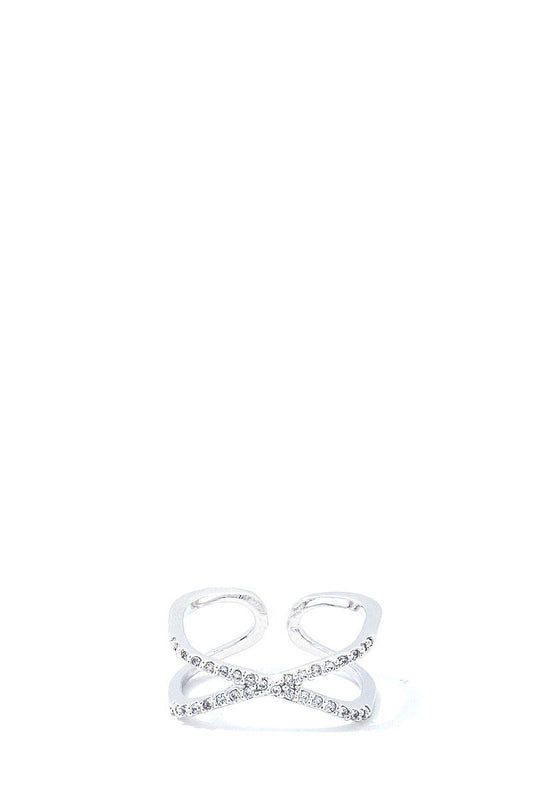 Fashion Rhinestone Zirconia Crown Ring - Absolute Fashion 2020